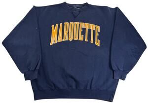 Vintage 90s Marquette Golden Eagles Crewneck Gear For Sports Men's XL Sweatshirt
